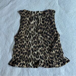 Leopard Print Sleeveless Top